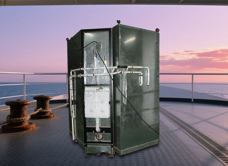 Предварительно изготовленные сантехнические блоки для бутиков, предназначенные для судов