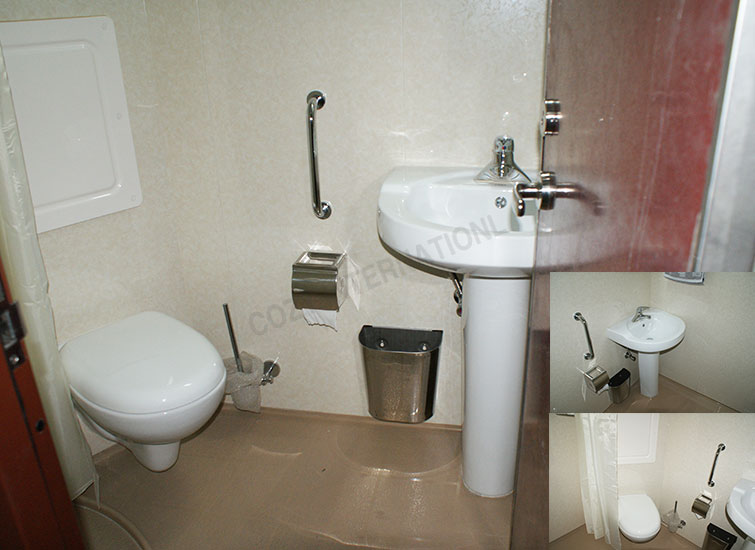 Предварительно изготовленные сантехнические блоки для бутиков, предназначенные для судов