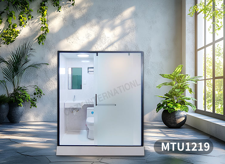 Быстрая установка  блока для ванной комнаты, модульный туалетный блок (MTU1219)